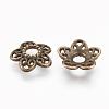 Tibetan Style Alloy Bead Caps MLF10597Y-NF-2