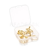 6Pcs 6 Styles Adjustable Brass Micro Pave Clear Cubic Zirconia Cuff Rings RJEW-LS0001-29G-7