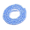 Electroplate Glass Beads Strands EGLA-A044-P1mm-A17-3