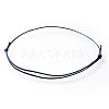 Adjustable Flat Waxed Polyester Cords Bracelet Making AJEW-JB00508-04-3