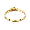 Green Cubic Zirconia Leopard Hinged Bangle BJEW-P281-08G-3