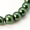 Glass Pearl Beads Strands X-HY-3D-B59-1