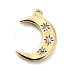 Brass Micro Pave Cubic Zirconia Pendants KK-L229-028G-1