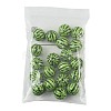 20Pcs Opaque Acrylic Beads MACR-FS0002-28B-6