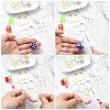 DIY Iron Ring Dangle Earring Making Kits DIY-YW0008-93-3