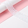 Synthetic Moonstone Beads Strands G-E573-01A-08-1