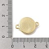 Religion Brass Flat Round with Virgin Connector Charms KK-D431-049G-3
