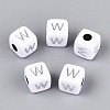 Opaque Acrylic Beads SACR-T035-03W-2