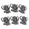 6Pcs Silicone Beads SIL-YW0002-10B-1
