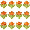 12Pcs Handmade Lampwork Beads LAMP-PA0001-03A-1