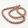 Natural Mashan Jade Round Beads Strands G-D263-4mm-XS27-3