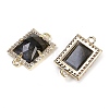 Natural Labradorite Faceted Rectangle Links G-I375-07G-04-2
