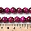 Natural Rose Tiger Eye Beads Strands X-G-G099-10mm-3-6