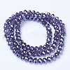 Electroplate Glass Beads Strands EGLA-A034-T3mm-A16-2