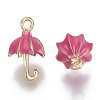 Umbrella Alloy Enamel Pendants X-ENAM-Q033-06C-4