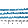Transparent Glass Beads Strands EGLA-A044-T1mm-MB27-5