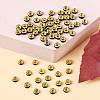 Brass Grade A Rhinestone Spacer Beads RSB034NF-04G-4