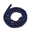 Natural Lapis Lazuli Beads Strands G-L621-B10-4mm-A-3