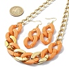 Acrylic Chains Jewelry Set SJEW-JS01288-02-2