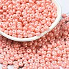 Baking Paint Luster Glass Seed Beads SEED-B001-04A-08-1