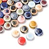 56Pcs 11 Colors Handmade Porcelain Beads PORC-FS0001-32-3