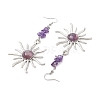 Gemstone Dangle Earrings EJEW-JE05766-5