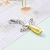 Imitation Pearl Acrylic Pendants HJEW-JM00423-5