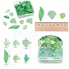 60Pcs 6 Style Transparent & Frosted & Opaque Acrylic Pendants FACR-YW0001-01-4