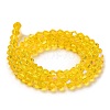 Transparent Electroplate Glass Beads Strands GLAA-F029-3mm-D22-2