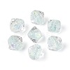 Handmade Foil Glass Beads Strands FOIL-N033-01D-1