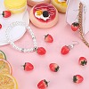 24Pcs Opaque Resin Pendants RESI-SC0002-98-4