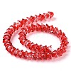 Transparent Glass Beads Strands LAMP-H061-01A-05-3