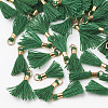 Polycotton(Polyester Cotton) Tassel Pendant Decorations FIND-S275-09G-2