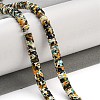 Baking Paint Synthetic Turquoise Beads Strands G-H060-02B-11-2