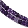 Natural Purple Fluorite Beads Strands G-P553-E02-03-4