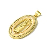 Real 18K Gold Plated Brass Micro Pave Cubic Zirconia Pendants KK-H472-14G-10-2