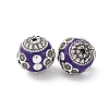 Handmade Resin Indonesia Round Beads IPDL-P005-08AS-01-2