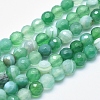 Natural Striped Agate/Banded Agate Beads G-J371-11-6mm-1