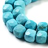 Dyed Natural Turquoise Beads Strands G-H028-A04-01-4