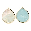 Natural Amazonite Pendants G-E526-01B-4