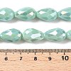 Opaque Solid Color Electroplate Glass Beads Strands EGLA-N013-P10mm-B14-4