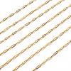 Brass Paperclip Chains CHC-T008-07G-1
