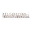 Aluminum Alloy Price Display Cube Adjustable Price Tag ODIS-WH0018-84S-1