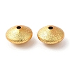 Brass Textured Beads KK-L155-10C-G-1