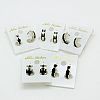 Fashion 304 Stainless Steel Huggie Hoop Earrings EJEW-G124-M18-1