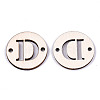 Unfinished Natural Poplar Wood Links Connectors WOOD-S045-140B-01D-2