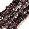 Dyed Natural Red Tiger Eye Beads Strands G-P497-01C-46-1