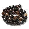 Natural Agate Beads Strands G-M437-C01-01Y-4