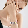 50Pcs Glass European Beads GPDL-YW0001-04-6