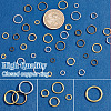   285Pcs 12 Styles Brass Jump Rings KK-PH0009-07-3